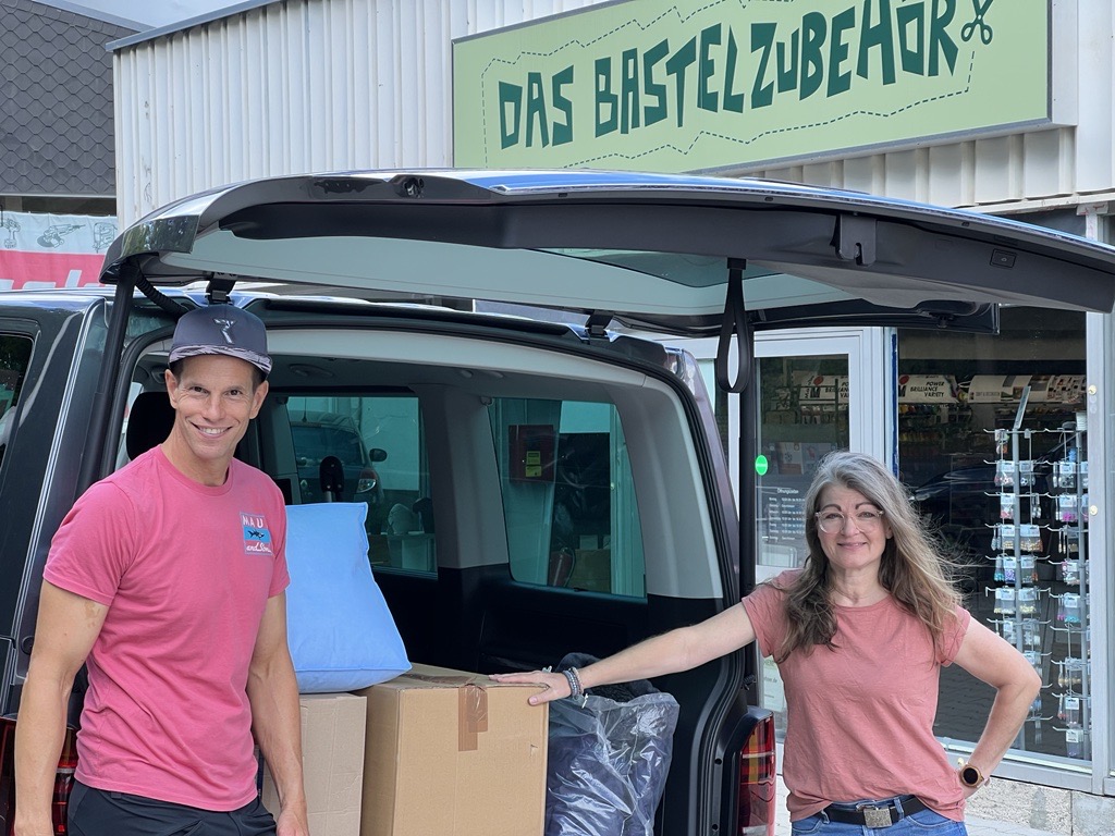 Sachspenden sind auf dem Weg