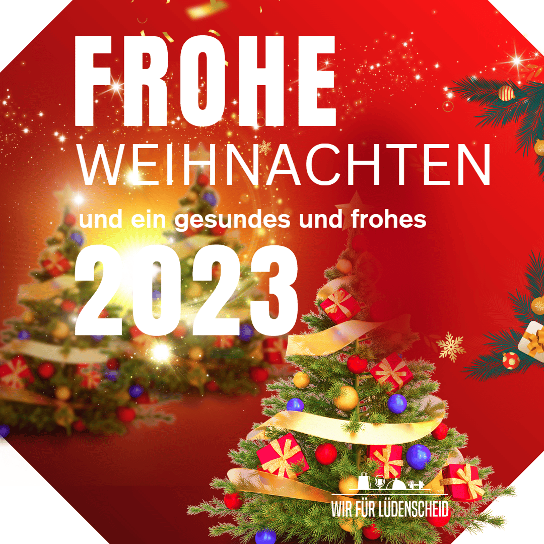Frohe Weihnachten und ein gesundes 2023