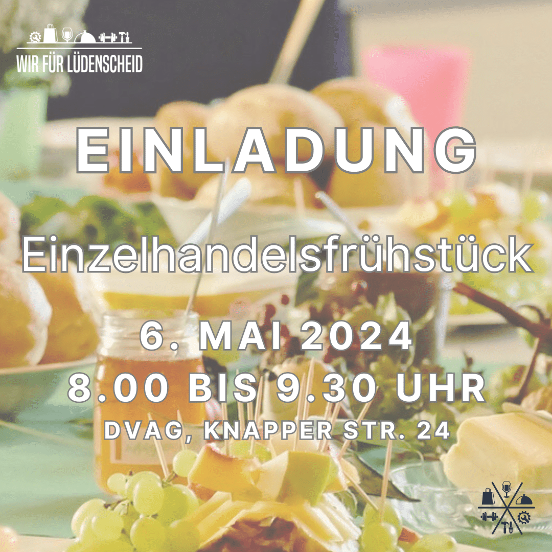 Einzelhandelsfrühstück am 6. Mai