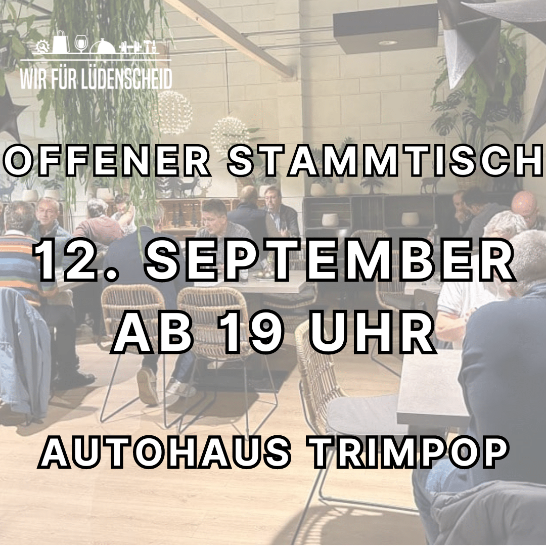 Offener Stammtisch am 12. September 2024