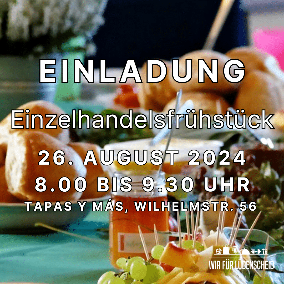 Einladung zum Einzelhandelsfrühstück
