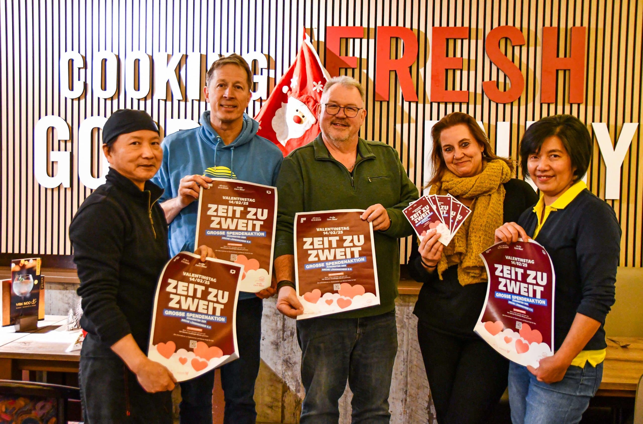 Start der Valentinstags-Spendenaktion