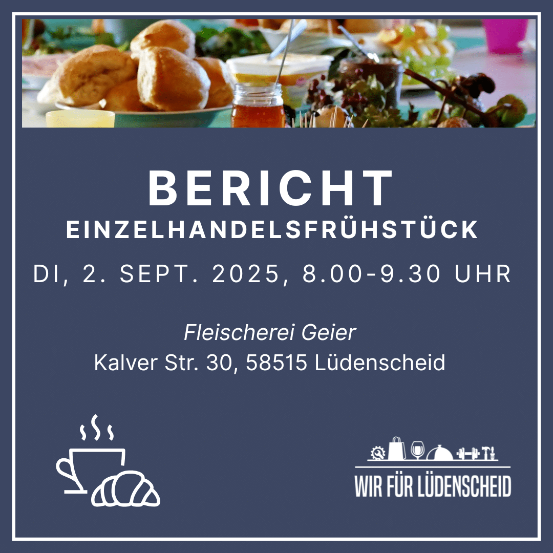 Rückblick: Einzelhandelsfrühstück am 2. September